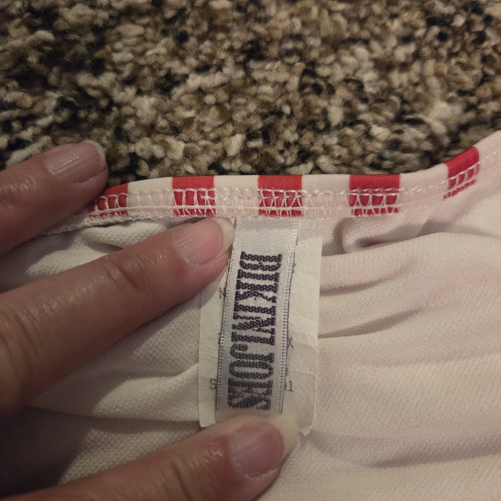 Womans Flag Pattern Triangle Bikini - Red, White, Blue - Picture 3 of 4